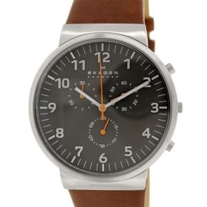 Skagen Ancher Skw6099 Kello Harmaa / Nahka