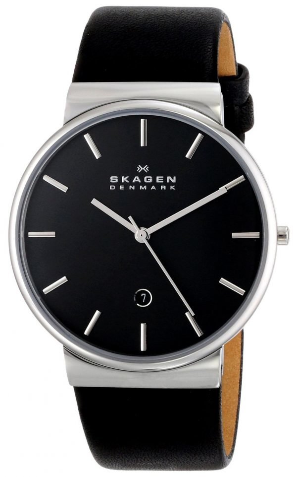 Skagen Ancher Skw6104 Kello Musta / Nahka