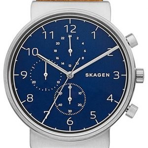 Skagen Ancher Skw6358 Kello Sininen / Nahka