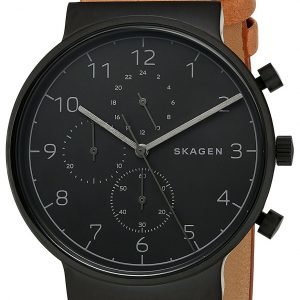 Skagen Ancher Skw6359 Kello Musta / Nahka