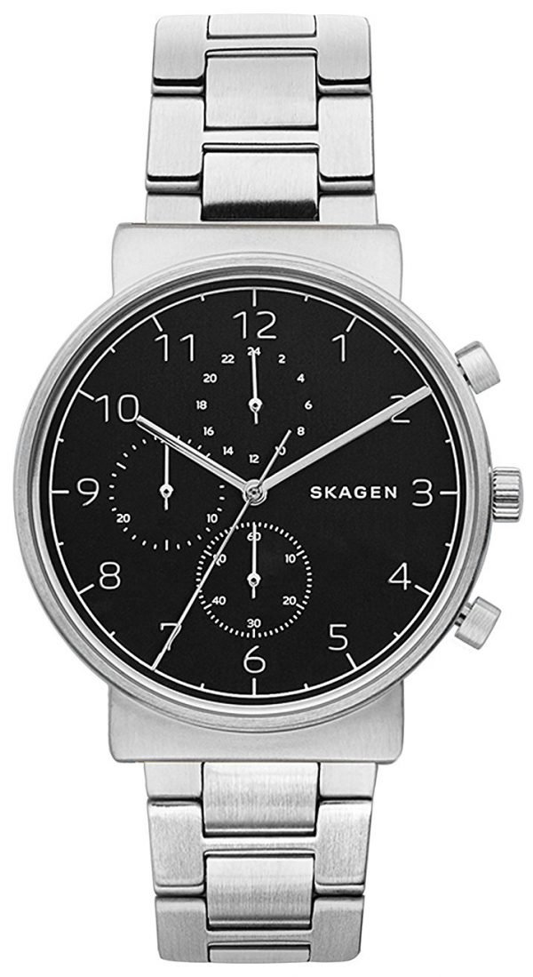 Skagen Ancher Skw6360 Kello Musta / Teräs