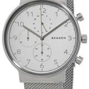 Skagen Ancher Skw6361 Kello Hopea / Teräs