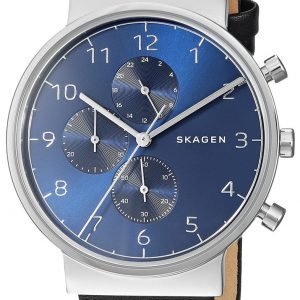 Skagen Ancher Skw6417 Kello Sininen / Nahka