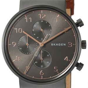 Skagen Ancher Skw6418 Kello Musta / Nahka