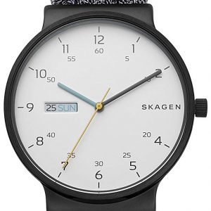 Skagen Ancher Skw6454 Kello Valkoinen / Tekstiili