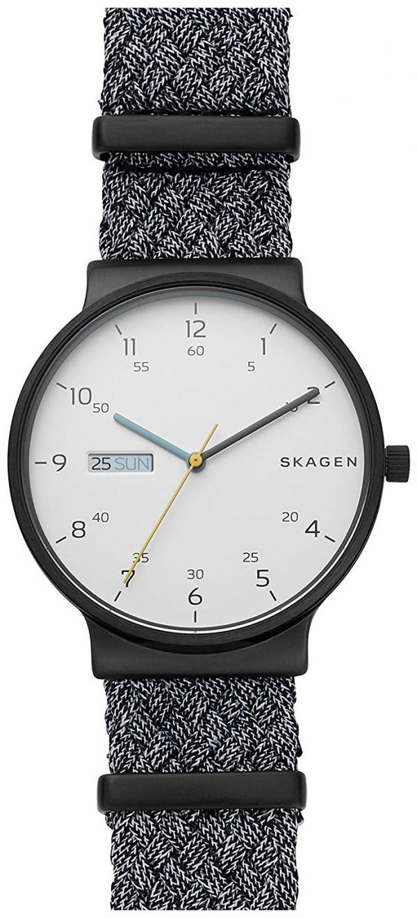 Skagen Ancher Skw6454 Kello Valkoinen / Tekstiili