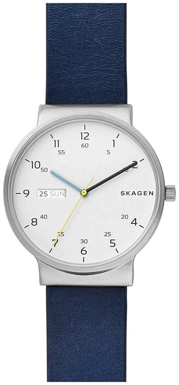 Skagen Ancher Skw6455 Kello Valkoinen / Nahka