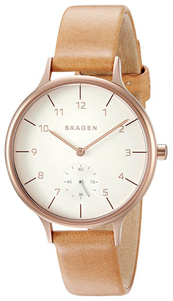 Skagen Anita Skw2405 Kello Valkoinen / Nahka