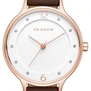 Skagen Anita Skw2472 Kello Valkoinen / Nahka