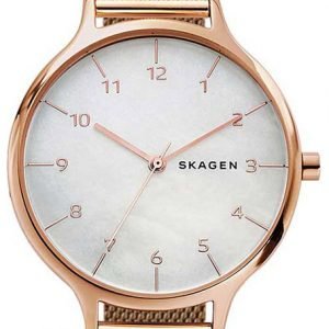 Skagen Anita Skw2633 Kello Valkoinen / Punakultasävyinen