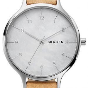 Skagen Anita Skw2634 Kello Valkoinen / Nahka