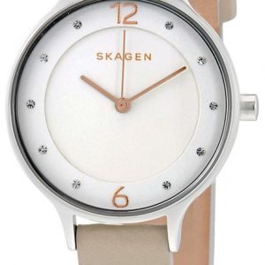 Skagen Anita Skw2648 Kello Valkoinen / Nahka