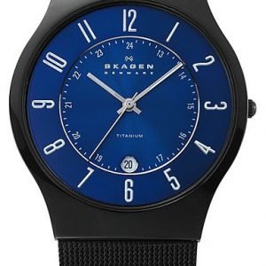 Skagen Denmark 233xltmn Kello Sininen / Titaani