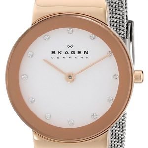 Skagen Freja 358srsc Kello Valkoinen / Teräs