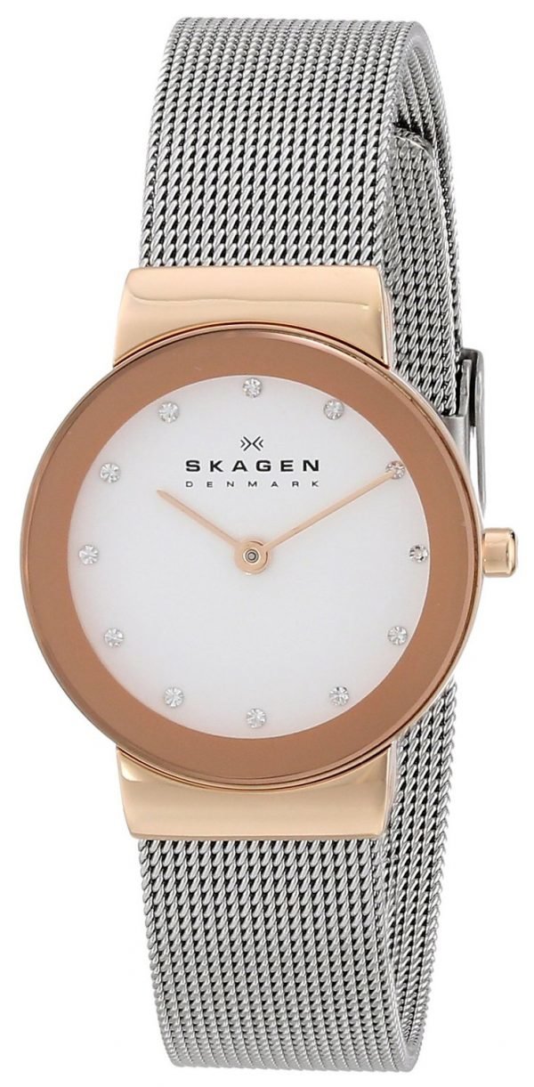 Skagen Freja 358srsc Kello Valkoinen / Teräs