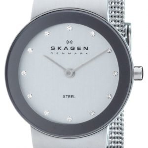 Skagen Freja 358sssd Kello Hopea / Teräs