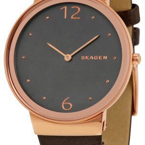 Skagen Freja Skw2368 Kello Harmaa / Nahka