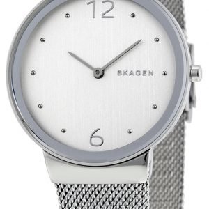 Skagen Freja Skw2380 Kello Hopea / Teräs