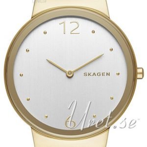 Skagen Freja Skw2519 Kello Hopea / Kullansävytetty Teräs