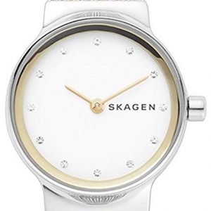 Skagen Freja Skw2698 Kello Valkoinen / Kullansävytetty Teräs