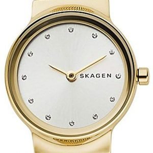 Skagen Freja Skw2717 Kello Valkoinen / Kullansävytetty Teräs