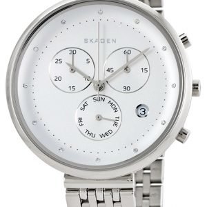 Skagen Gitte Skw2419 Kello Valkoinen / Teräs