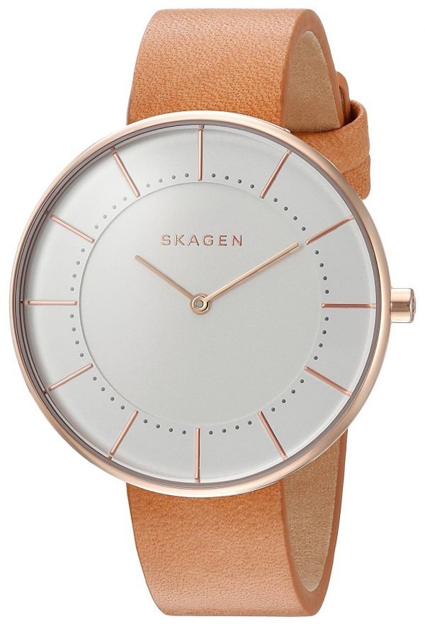 Skagen Gitte Skw2558 Kello Hopea / Nahka