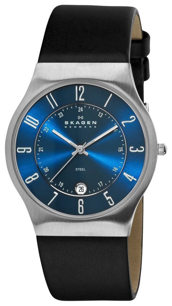 Skagen Grenen 233xxlsln Kello Sininen / Nahka