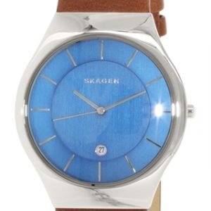 Skagen Grenen Skw6160 Kello Sininen / Nahka