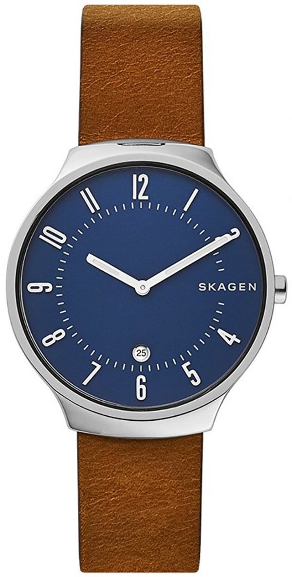 Skagen Grenen Skw6457 Kello Sininen / Nahka