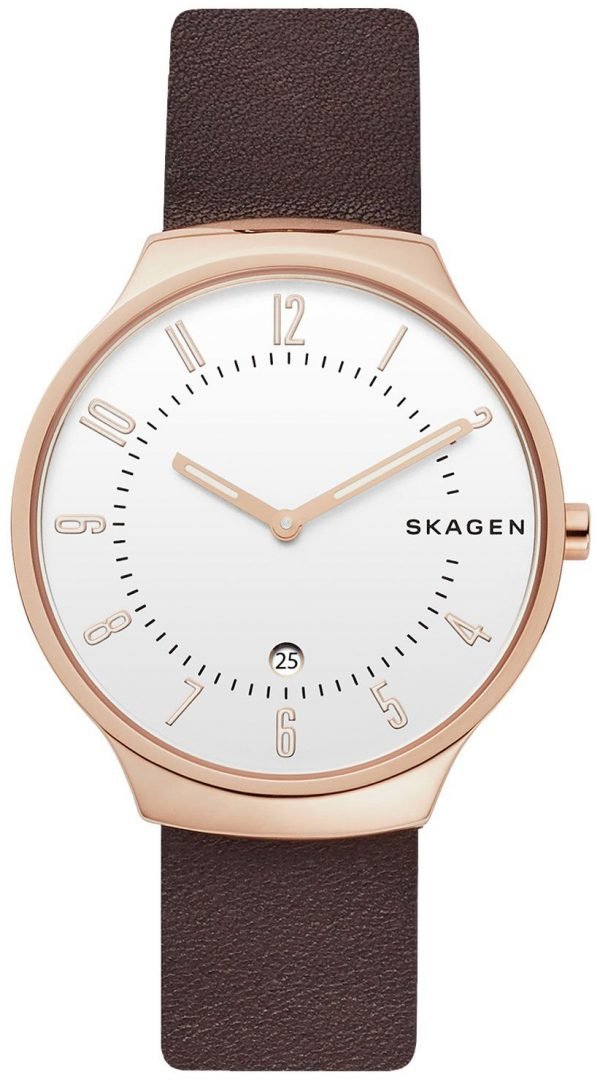 Skagen Grenen Skw6458 Kello Valkoinen / Nahka