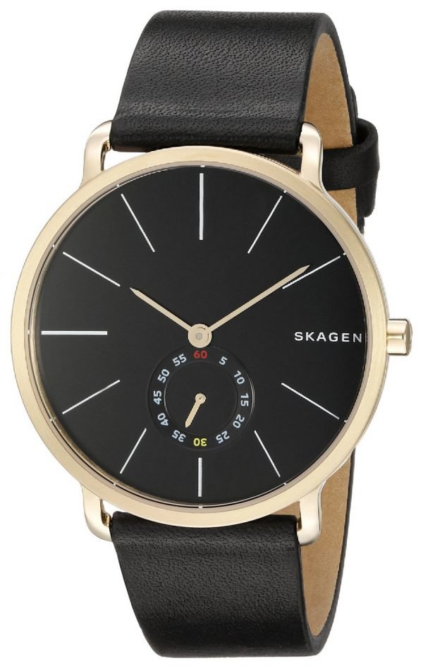 Skagen Hagen Skw6217 Kello Musta / Nahka