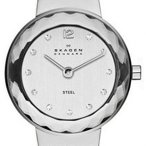 Skagen Leonora 456sss Kello Hopea / Teräs