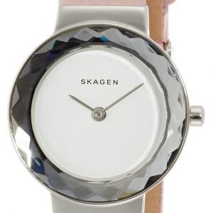 Skagen Leonora Skw2425 Kello Valkoinen / Nahka