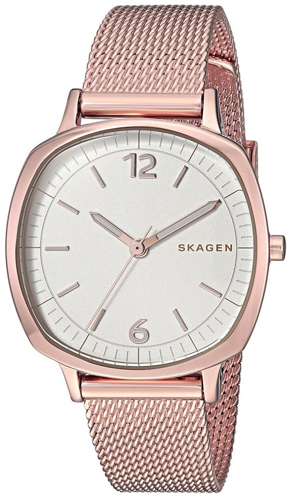 Skagen Rungsted Skw2629 Kello Valkoinen / Punakultasävyinen