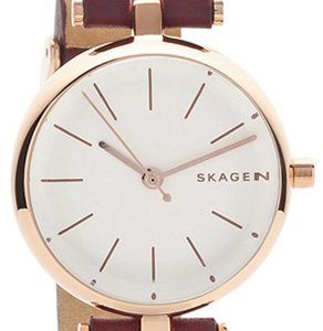 Skagen Signatur Skw2641 Kello Valkoinen / Nahka