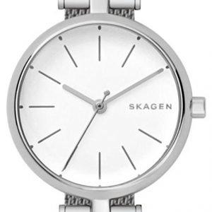 Skagen Signatur Skw2642 Kello Valkoinen / Teräs