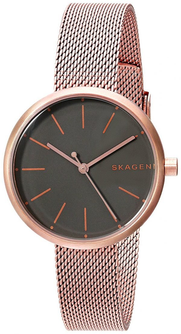 Skagen Signatur Skw2645 Kello Harmaa / Punakultasävyinen