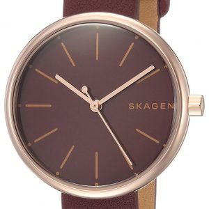 Skagen Signatur Skw2646 Kello Punainen / Nahka