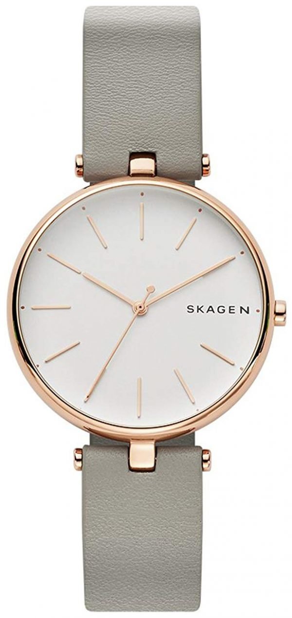 Skagen Signatur Skw2710 Kello Valkoinen / Nahka