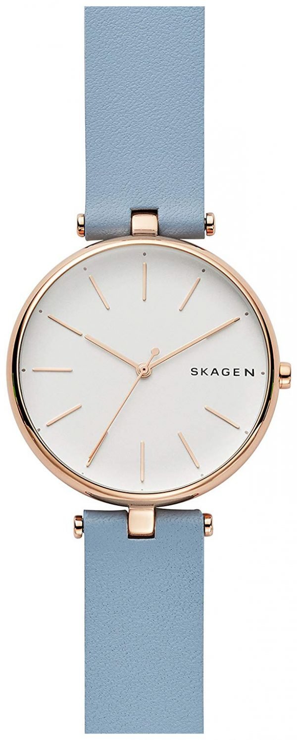 Skagen Signatur Skw2711 Kello Valkoinen / Nahka