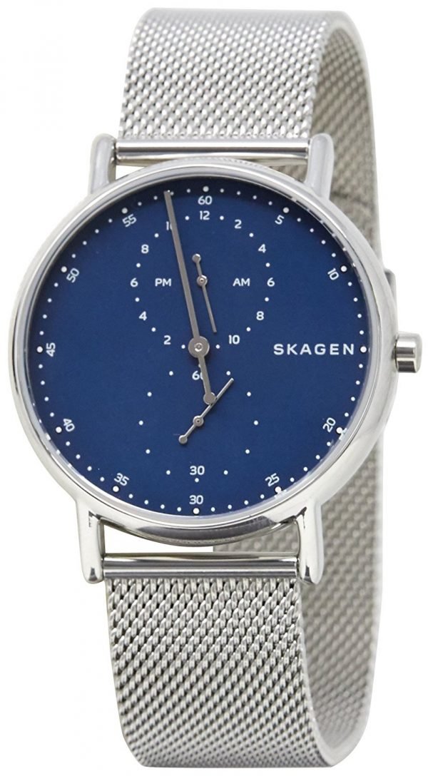 Skagen Signatur Skw6389 Kello Sininen / Teräs