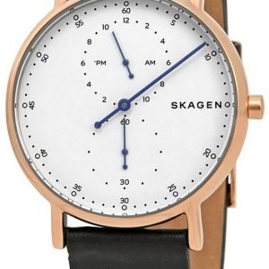 Skagen Signatur Skw6390 Kello Valkoinen / Nahka