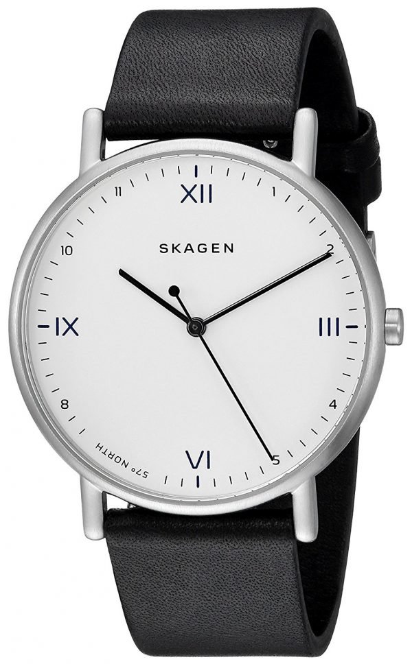 Skagen Signatur Skw6412 Kello Valkoinen / Nahka