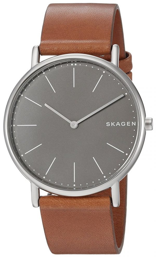 Skagen Signatur Skw6429 Kello Harmaa / Nahka