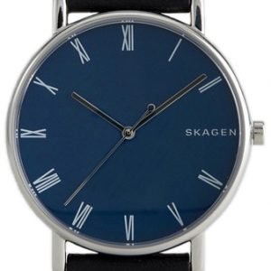 Skagen Signatur Skw6434 Kello Sininen / Nahka