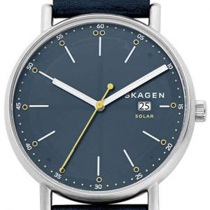 Skagen Signatur Skw6451 Kello Sininen / Nahka