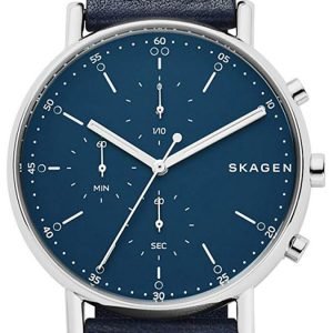 Skagen Signatur Skw6463 Kello Sininen / Nahka