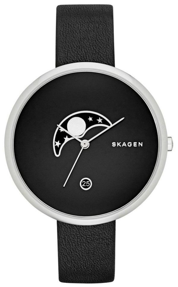 Skagen Skw2372 Kello Musta / Nahka