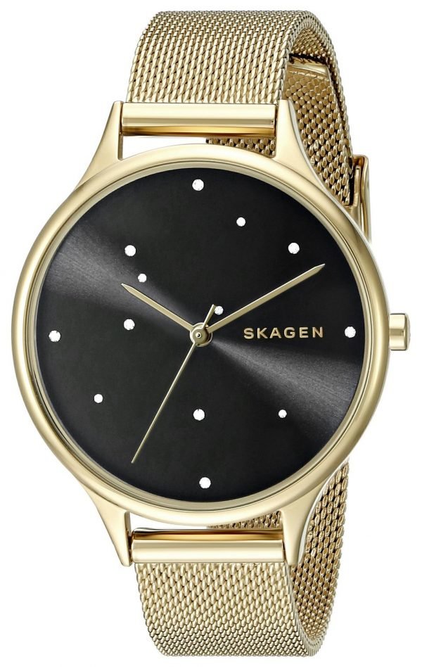 Skagen Skw2385 Kello Musta / Kullansävytetty Teräs